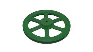 Cast Iron V Pulleys: 10in x 1A Cast Iron V Pulley Spoked Pilot Bore