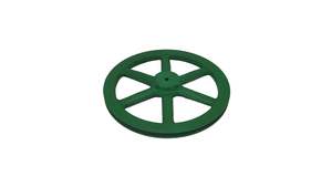 12in x 1A Cast Iron V Pulley Spoked Pilot Bore (Light Pattern)