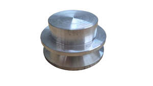 2.1/2in x 1A Aluminium V Pulley Blank Bore