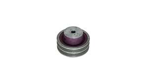 Aluminium V Pulleys: 3.1/2in x 2A Aluminium V Pulley Solid Pilot Bore (High Boss)