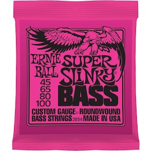 Bass Guitar String Sets: Ernie Ball Bass Strings 45-100 Super Slinky