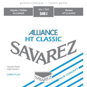Classical Guitar String Sets: Savarez 540J Alliance Classical High Tension Strings