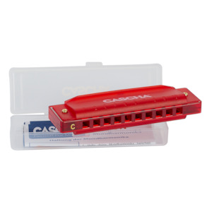 Cascha HH-2273 Fun Harmonica Key of C 10-Hole (Red)