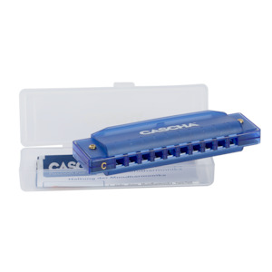 Harmonicas: Cascha HH-2275 Fun Harmonica Key of C 10-Hole (Blue)