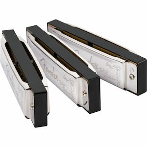 Harmonicas: Fender Blues Deluxe Harmonica 3 Pack
