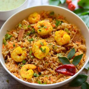 Products: Prawn Biryani