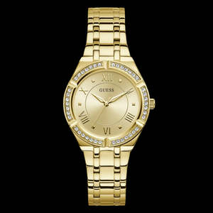 GUESS Ladies Gold-Tone Analogue Watch