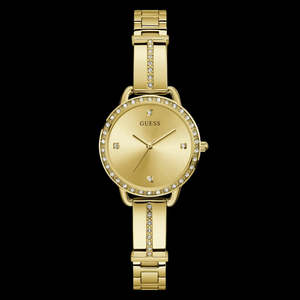 GUESS Ladies Gold-Tone Analogue Watch