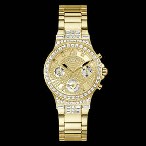 GUESS Ladies Gold-Tone Multifunction Watch