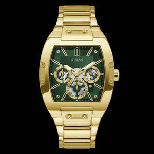 Guess Watches: GUESS Mens Gold-Tone Multifunction Watch