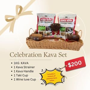 Products: Celebration Kava Gift Set - 100% Pure Fijian Kava