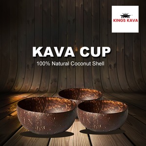 Products: Traditional Kava Cup Combo Pack - 3 Cups - 100% Pure Fijian Kava