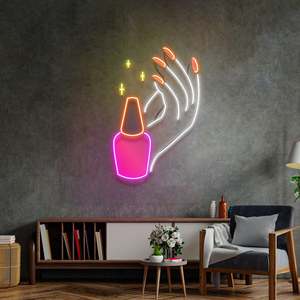 New Neon Signs: Hand Care LED Neon Sign Light Pop Art