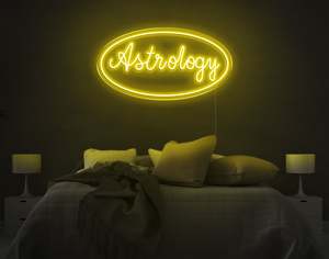 Outer Space Neon Signs: Astrology LED Neon Sign