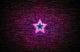 Triple Star LED neon sign