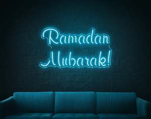 Party Neon Signs: Ramadan Mubarak LED Neon Sign