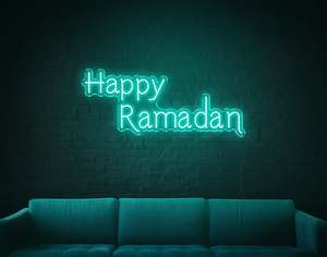 Party Neon Signs: Happy Ramadan LED Neon Sign