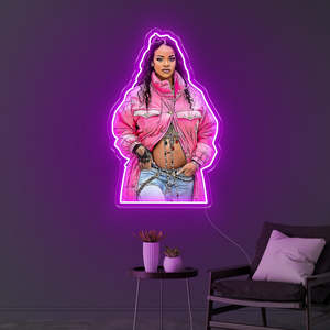 Neon Signs For Girls: Rihanna Neon Art