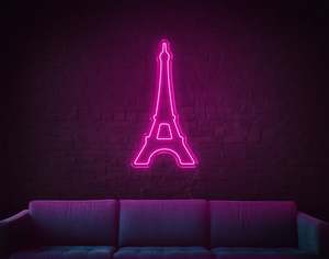Symbol Neon Signs: Eiffel Tower LED Neon Sign