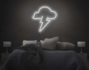 Symbol Neon Signs: Cloud Lightning LED Neon Sign