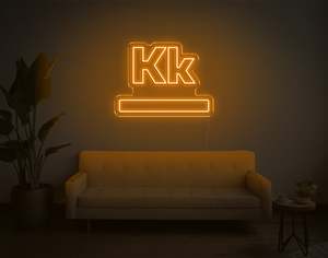 Symbol Neon Signs: Kk LED Neon Sign
