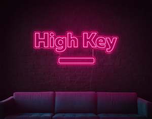 Symbol Neon Signs: High Key LED Neon Sign