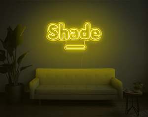 Symbol Neon Signs: Shade LED Neon Sign