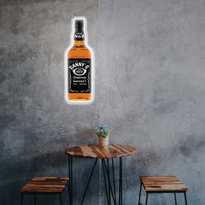 Mancave Neon Signs: Danny's Whiskey LED Neon Sign