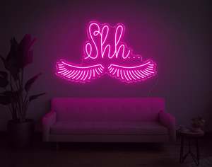 Kids Neon Signs: Shh LED Neon Sign