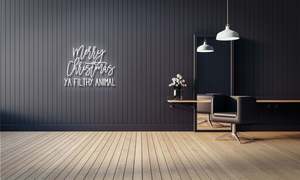 Christmas Neon Signs: Merry Christmas Ya Filthy Animal