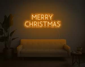 Christmas Neon Signs: Merry Christmas Classic LED Neon Sign