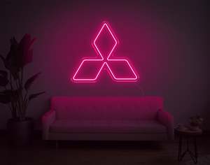 Mitsubishi LED Neon Sign