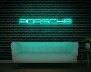 Car Neon Signs: Porsche LED Neon Sign
