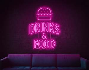 Restaurant Neon Signs: Drinks & Food LED Neon Sign