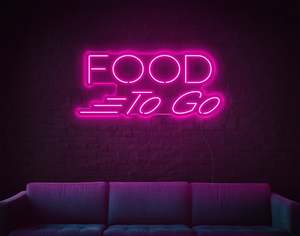 Restaurant Neon Signs: Food To Go LED Neon Sign