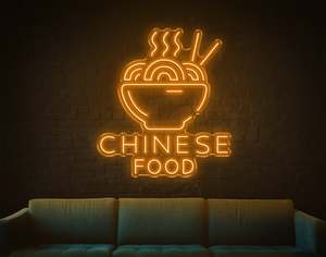 Restaurant Neon Signs: Chinese Food Neon Sign