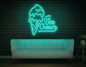 Restaurant Neon Signs: Ice Cream V4 LED Neon Sign