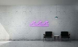 Beach Neon Signs: Wave