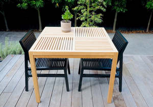 All: KLEEK OUTDOOR DINING TABLE & CHAIRS