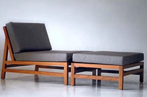 KLEEK EASY CHAIR WITH OTTOMAN