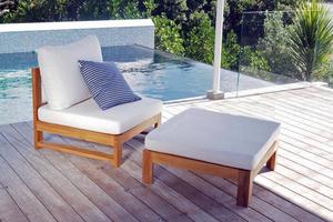 Chairs: RIVER DAY CHAIR WITH OTTOMAN