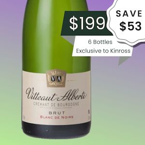 Crémant de Bourgogne Vitteaut-Alberti, Blanc de Noirs (NZ only) - 6 bottles Sub&hellip;