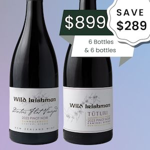 Wild Irishman 'Doctors Flat' & 'Tuturi' Pinot Noir 2023 Mixe&hellip;
