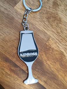 Central Otago Merch: Wine Glass Key ring