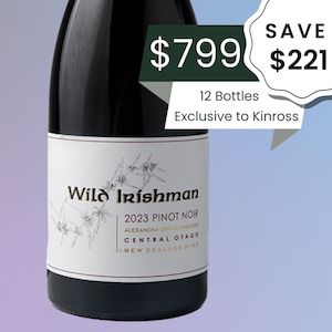 Case Specials: Wild Irishman Alexandra Pinot Noir 2023  - 12 bottles case special