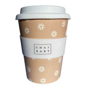 Accessories: Chai Baby Keep Cup Adult - Natural Daisy
