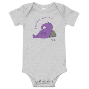 Products: Baby short sleeve one piece – Kiri and Lou Exhaustipated