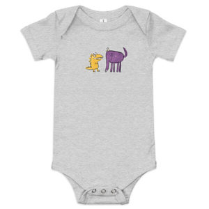 Baby short sleeve one piece – Kiri and Lou by Small