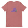 Products: Unisex t-shirt – Kiri and Lou Exhaustipated