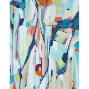 Bobcat Pyjama Party - Original Abstract Painting